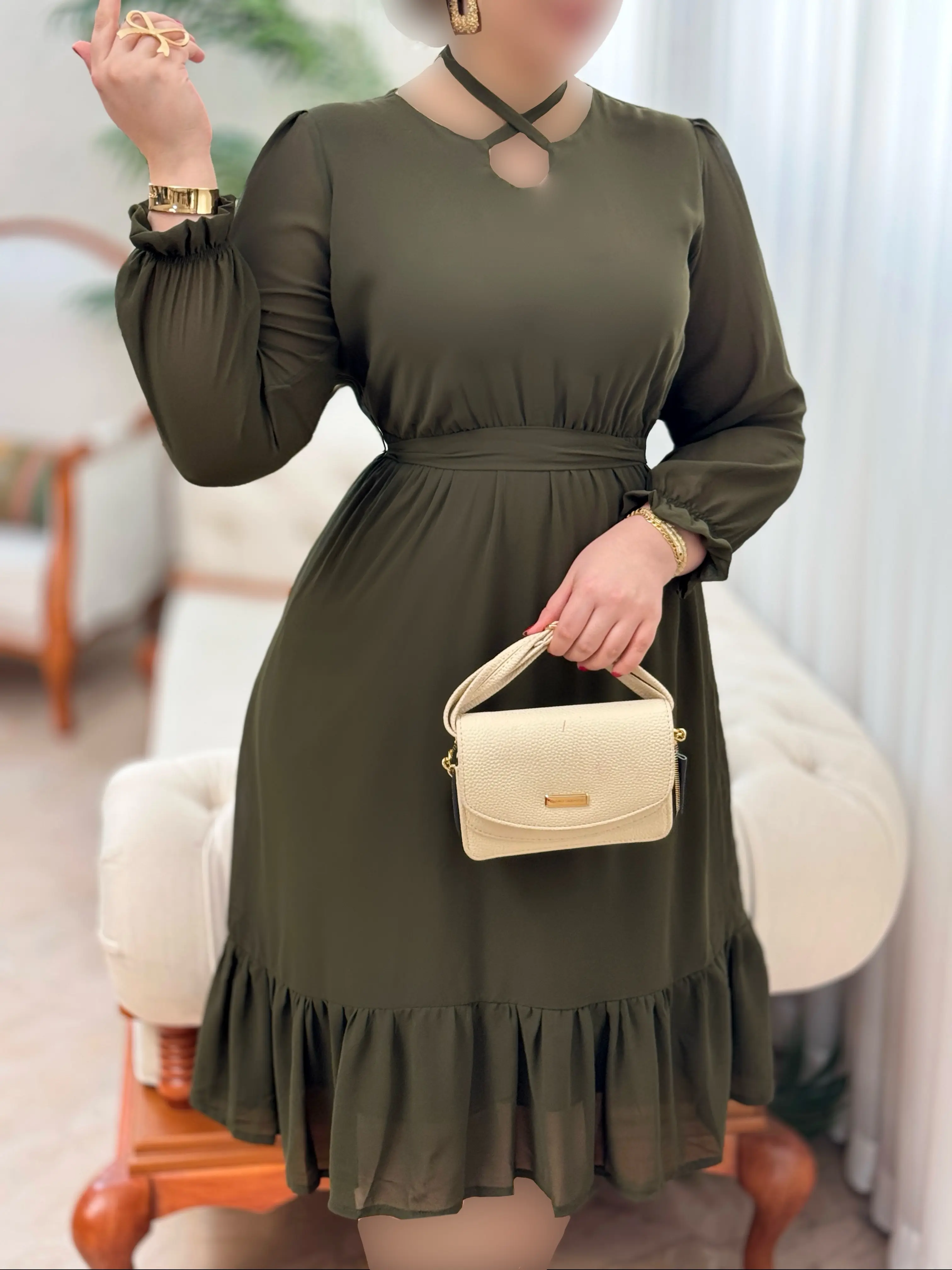 پیراهن حریر حوریا‌ 3203